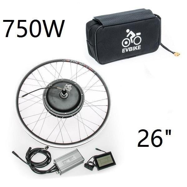Set motor with rim 26" Front drive with battery 48V/13Ah in bag 