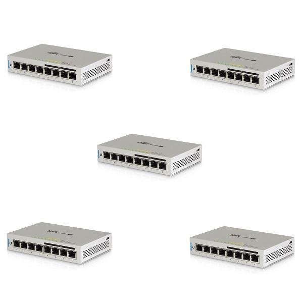 UniFi Switch - 8x Gbit LAN, 4x POE 802.3af, 60W, 5-pack 