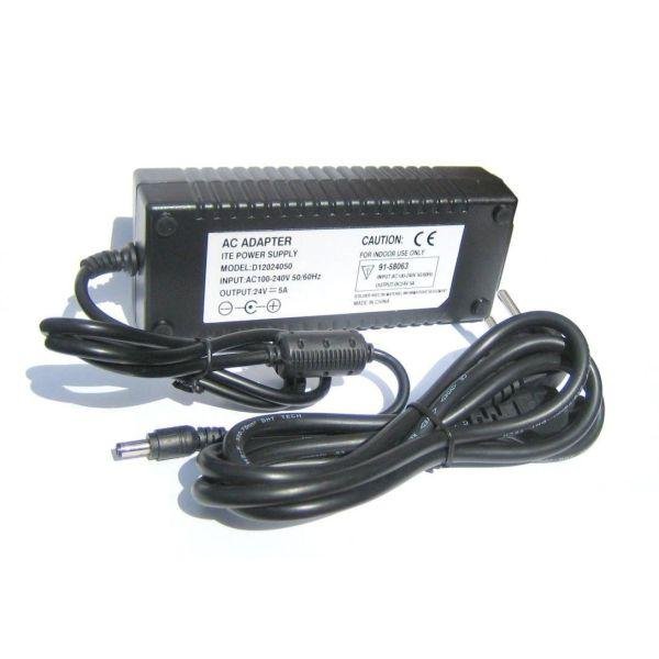 Switching power supply  24V, 5A 120W (with el. network cable , 1.8m) 